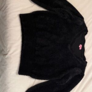 Black Fuzzy Sweater